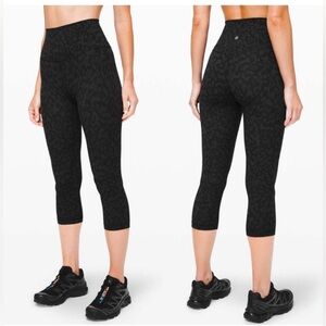 Lululemon Align Jogger Crop *23" Formation Camo Deep Coal Multi Size 4